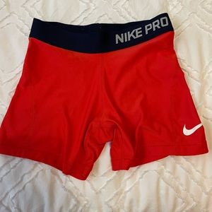 Girls Nike Pro Spandex